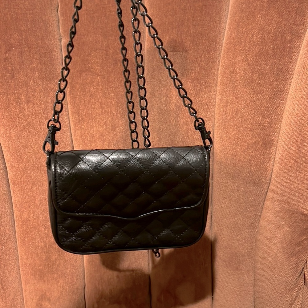 Rebecca Minkoff Black Quilted Crossbody Bag